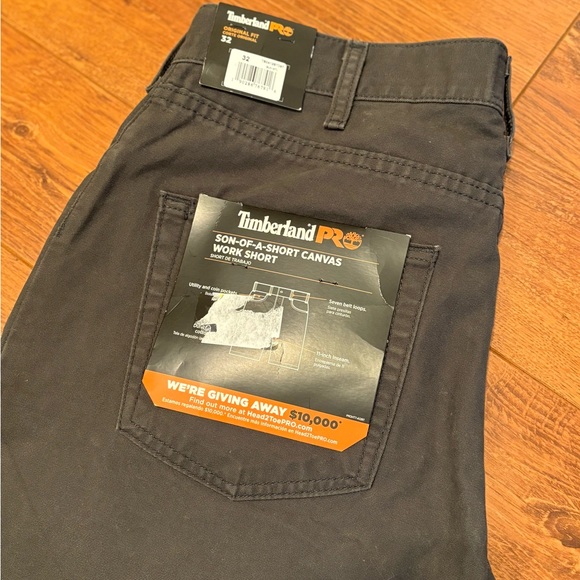 SET of 2 Timberland PRO Men's Cargo Shorts. Both size 32. Gun Metal/ Dark Wheat - Picture 11 of 13